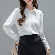LUNA GIRL 女款 Jestone 隱藏鈕扣襯衫 L25FST073121