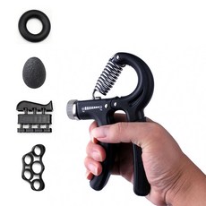 Honey Kini握力器 5種組, 黑色的