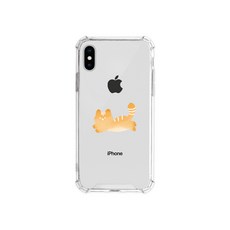 원스카이 파스텔 야옹 젤하드 휴대폰 케이스 치즈냥