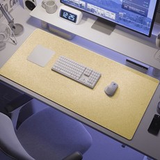 Ez2mk O50 耐磨防刮布料亞麻長桌墊, 1個, 米色
