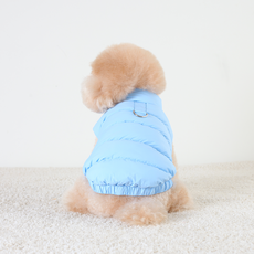 에이미러브즈펫 강아지 DE 빵빵패딩, 스카이블루