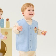 MILKBABY 兒童奶油熊鋪棉背心