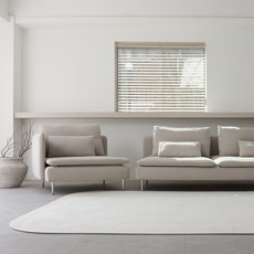 엄마가만든집 쿼드 라운드 먼지없는 물세탁 침실 거실 러그