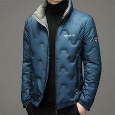 男款運動風輕量立領保暖夾克