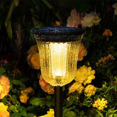 LED充電式太陽能百褶庭園燈, 混合色