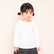 mollimelli 童款可愛荷葉邊長袖T恤