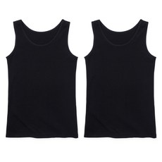 티에스에이치 코튼 스판 나시 탑 2p