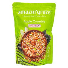 AmazinGraze 蘋果燕麥脆片, 250g, 1包