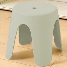 21C Trend Maiko 高款圓形塑膠防滑浴室椅, 淺綠色