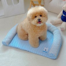 MAAH 寵物可水洗涼感墊, 1個, 天藍色