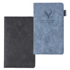 OON 現代商務日記兩件套 A6, 黑色+藍色