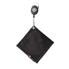 Techskin 伸縮扣清潔毛巾 黑色, Black, 1個