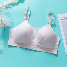 蕾絲邊哺乳內衣