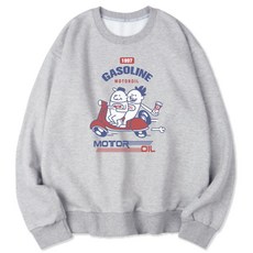 VENHIT Motor Oil字母寬鬆柔軟刷毛大學T