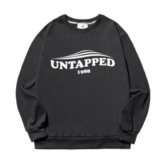 UNTAPPED 男士大尺碼波浪大學T