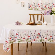 포홈 핸드메이드 와일드로즈 테이블보, 단일컬러, XS(60 x 60 cm), 1개
