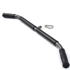 soonZAM 健身 居家訓練 家庭健身房 下壓 交叉訓練 下拉 滑輪下拉機 圓形握把, 黑色, 1個