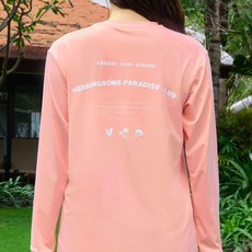 HERRINGBONE apparel 大尺碼修飾身形長袖寬鬆版防磨衣上衣 RI379