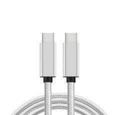 라온 USB3.1 GEN2 C to C PD 충전 케이블, 2m, 화이트, 1개