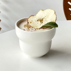 French Mars 白雪極簡居家咖啡館陶瓷杯 340ml MMM3297, 素面, 1個