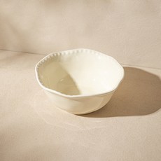 Cream Objet 麥片優格甜點冰淇淋碗 15 x 6.6 cm YY58015, 1個, 白色