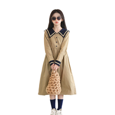 女童康塔塔海軍領連身裙