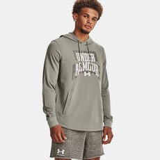 UNDER ARMOUR 安德瑪 男款 UA Rival Terry 圖案連帽T恤 1379766