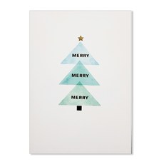 Hallmark 聖誕卡片 4入組 XPX1079, 混色, 1套