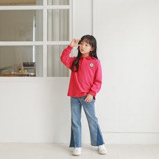 女童Cherty靴型牛仔褲 J6930