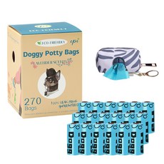 Franconde 寵物馬桶包 18p + 飲水機套裝, 藍色,灰色, 1組