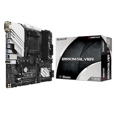 바이오스타 AMD CPU용 메인보드 이엠텍, B550M-SILVER