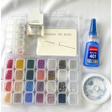 THE BEADS DIY材料包 F款, 混色, 1套
