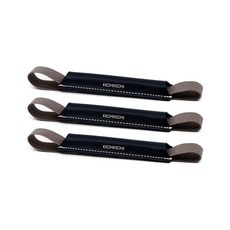 KKOMKKOMI 書綁筆袋, Matt Black, 3入