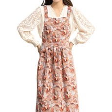 Bareunliving Psyche 洋裝式圍裙, 1個, 紅色