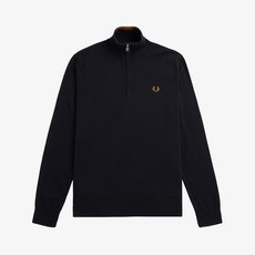 FRED PERRY 男士經典半拉鍊針織衫 K7624