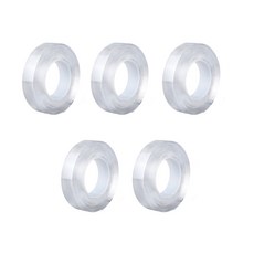 Rutiette高黏度魔法果凍雙面膠帶 透明 30mm*3m, 5個