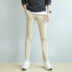 블루포스 남성용 웬스닝 히든 밴딩 면 긴바지