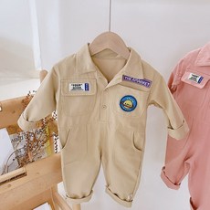 STARDOOR 兒童星球圖案工裝連身衣