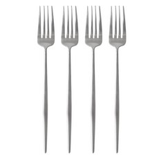 Bueokdaom Plivice 韓國製 304不鏽鋼餐叉, 4個, 銀