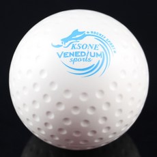 戶外草地曲棍球, 03 白色凹洞龍標誌, 1個