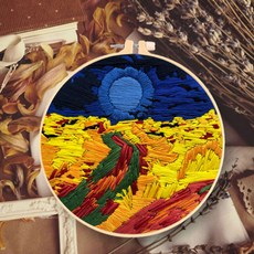 星夜名畫刺繡DIY, 1個, 04