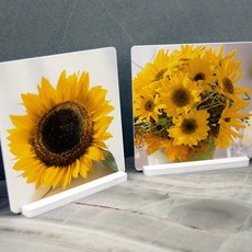 風水招財向日葵立式相框2件組 ce440, 單一商品, 2個
