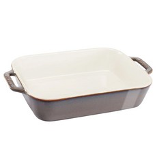 staub 陶瓷焗烤盤 40511 27*20cm, 灰色 (40511-884-0), 1個