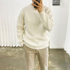 Adore Classic 男款小羊毛蜂巢針織冬季圓領針織衫 ZR