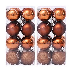 PARTYHAE 混合球樹裝飾套組 16p x 2 套, 勃艮第