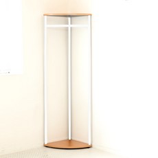 Iel Company角落置物架衣架, 白色