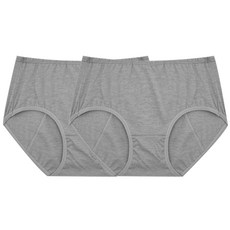 衛生防水安心內褲 2入, 灰色的