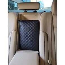 River Fox 車用後排第二排中央扶手滑雪通道縫隙墊, 1個, 黑色