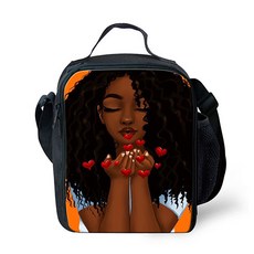 保溫保冷便當袋, 混色(愛心), 1個