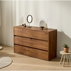 가구의정석 리호 티비다이 수납장 방문설치, 3단, 멀바우